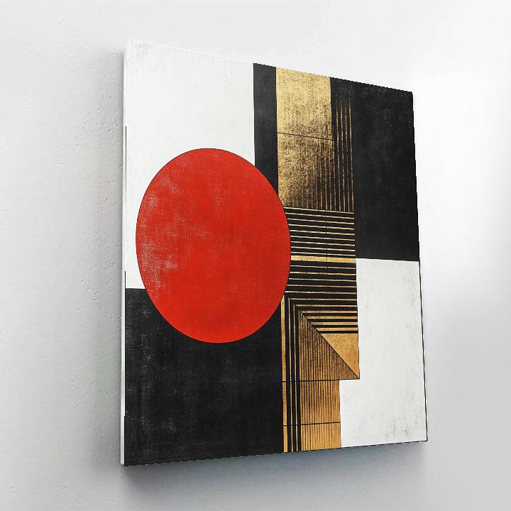 Kazimir Malevich Inspired Celestial Square Symphony Paint by numbers art