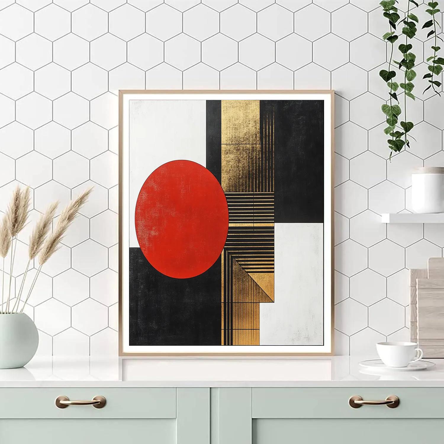 Kazimir Malevich Inspired Celestial Square Symphony Paint by numbers art