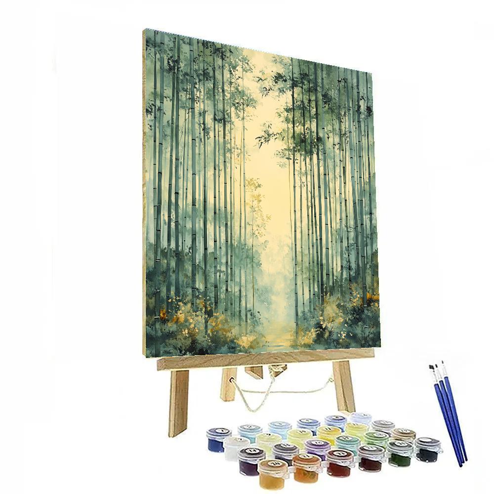 Zhao Mengfu Inspired Whisper Of The Bamboo Constellations DIY paint by numbers