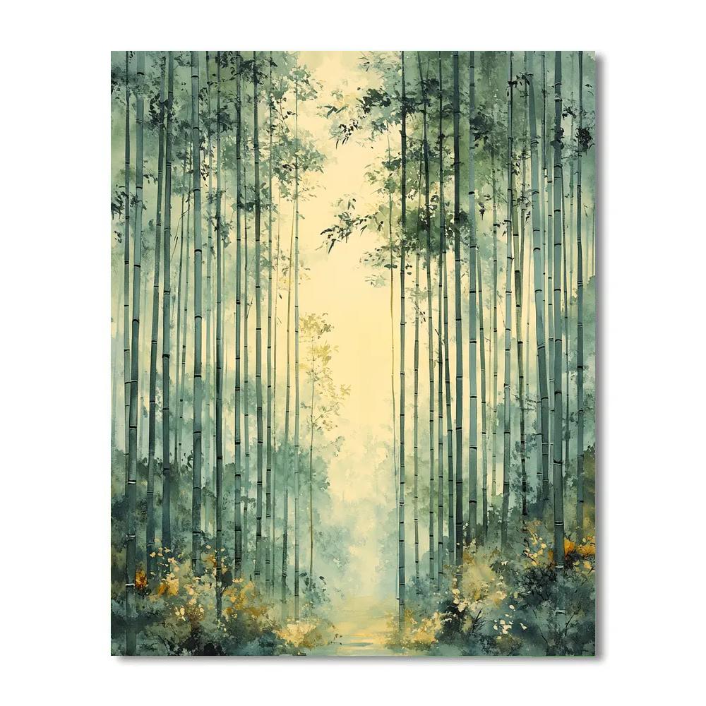 Zhao Mengfu Inspired Whisper Of The Bamboo Constellations DIY paint by numbers