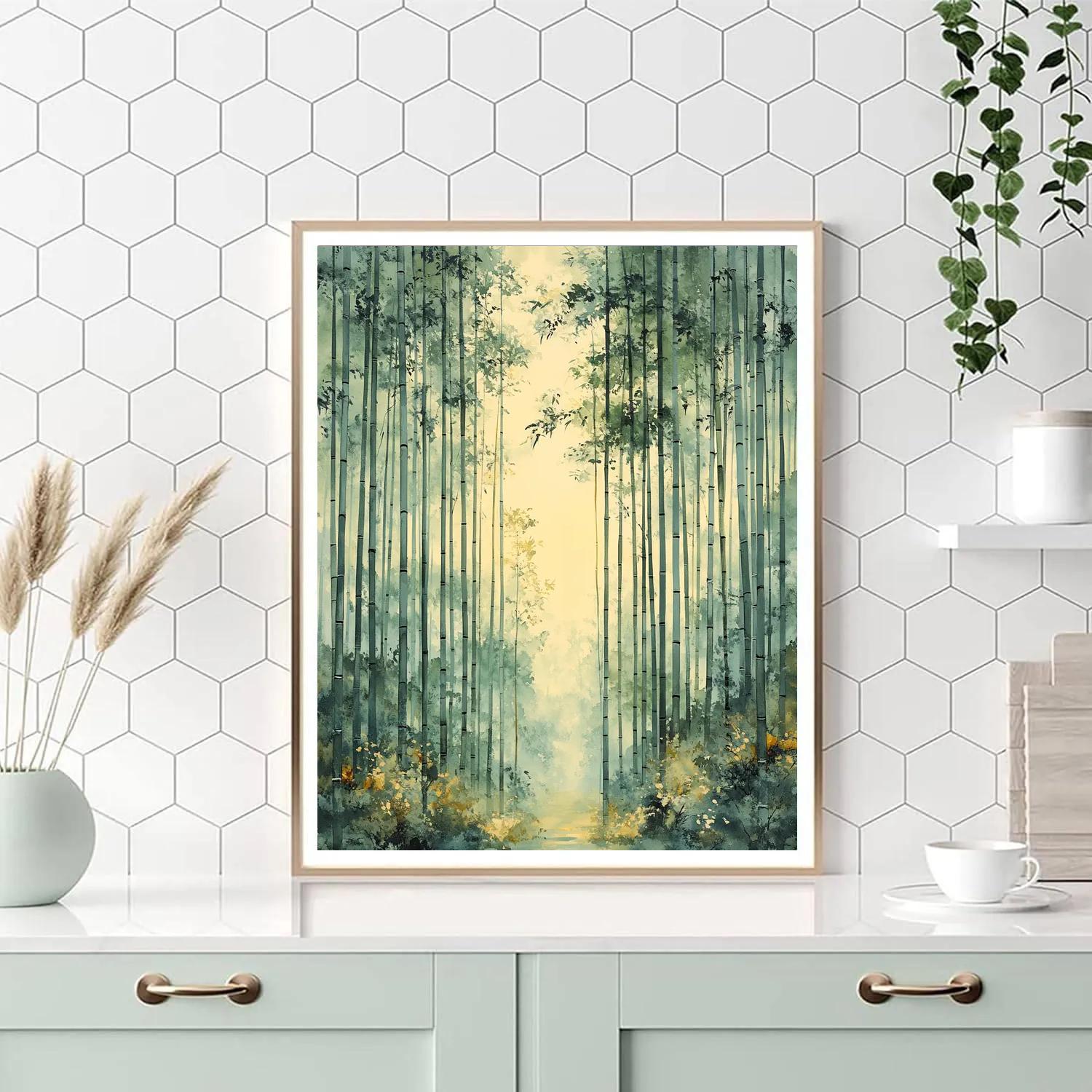 Zhao Mengfu Inspired Whisper Of The Bamboo Constellations DIY paint by numbers