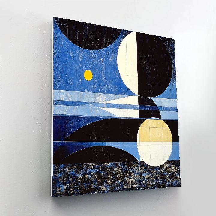 Kazimir Malevich Inspired Primary Orbit Composition Painting by numbers kit