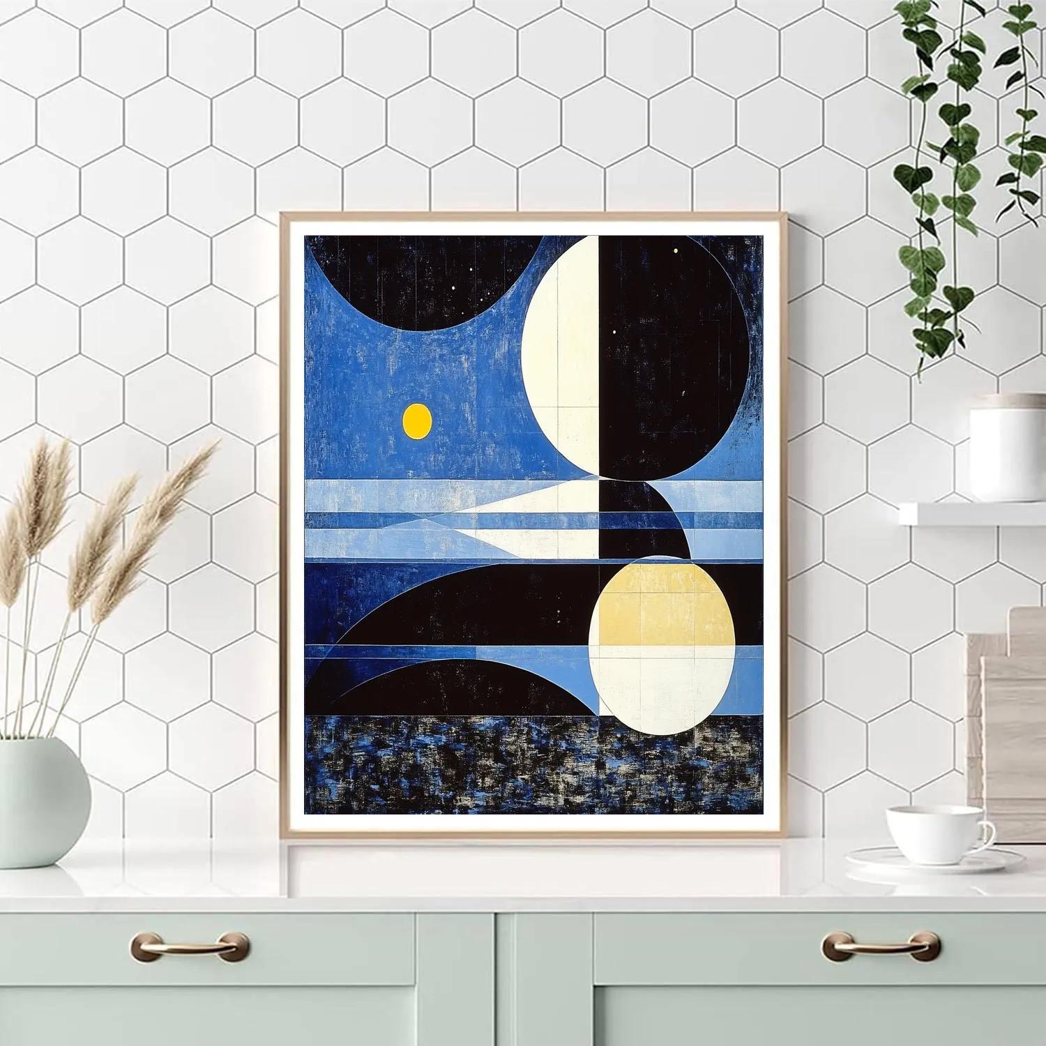 Kazimir Malevich Inspired Primary Orbit Composition Painting by numbers kit