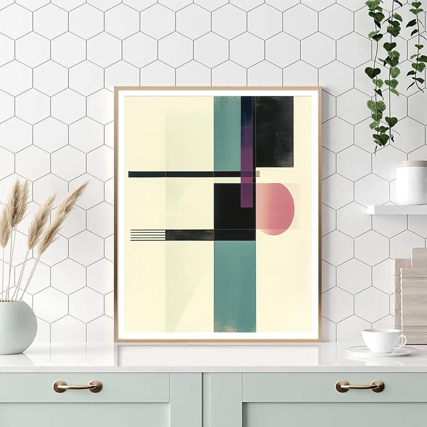 Kazimir Malevich Inspired Void And Prism Study DIY paint by numbers