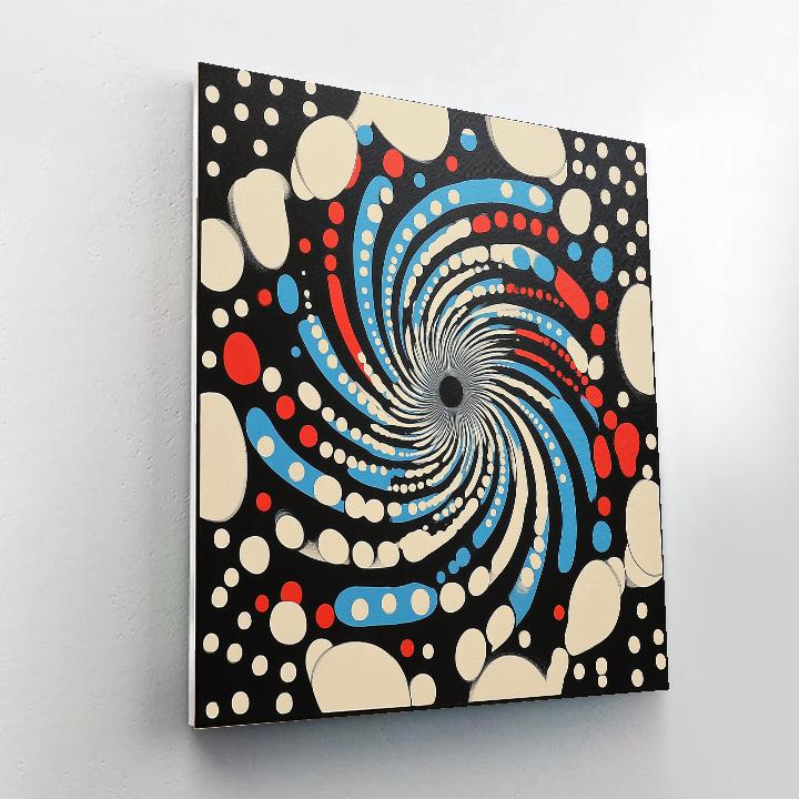 Yayoi Kusama Inspired Cosmic Loop Painting by numbers kit