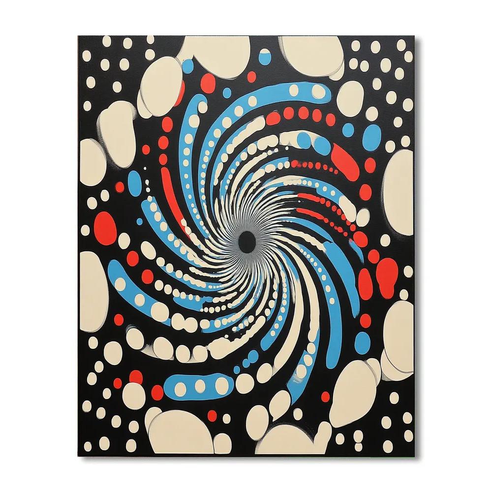 Yayoi Kusama Inspired Cosmic Loop Painting by numbers kit