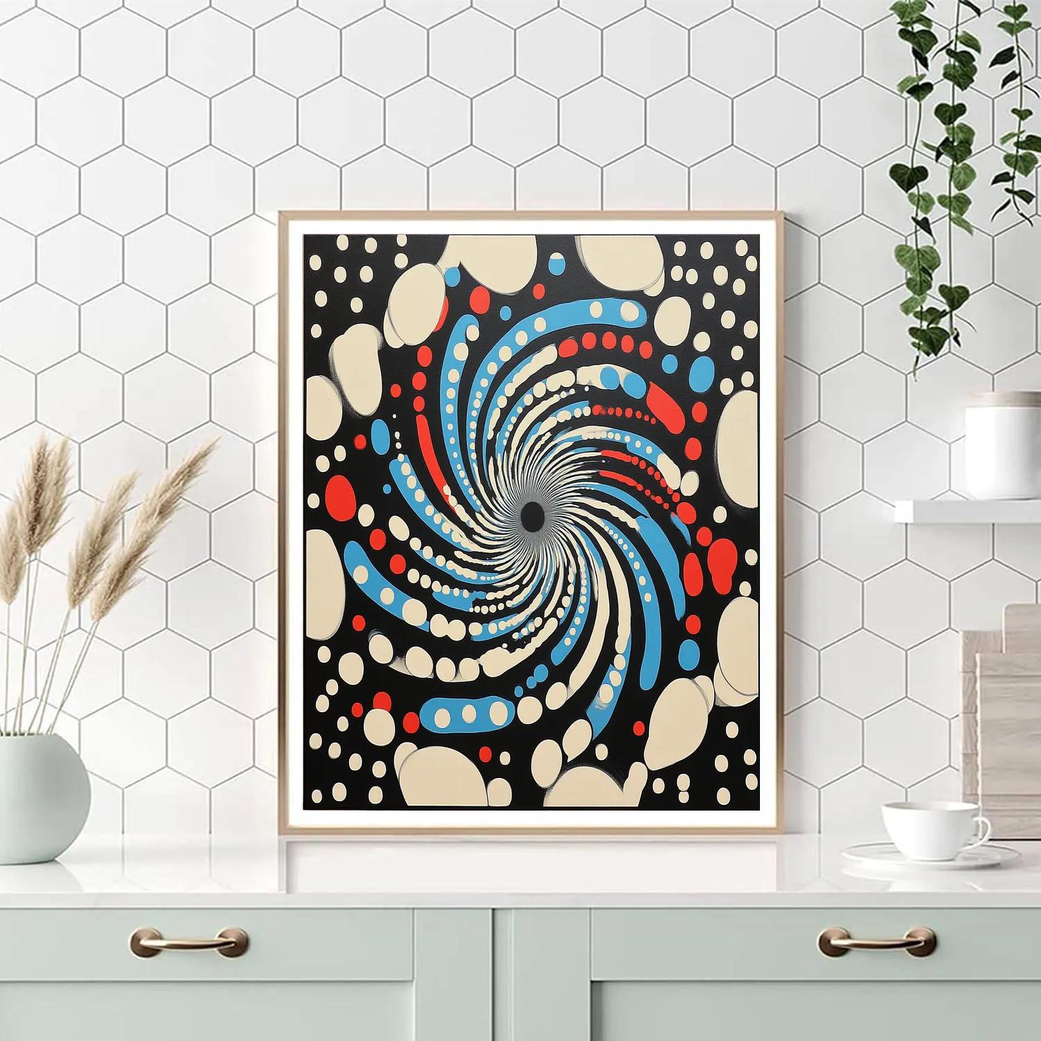 Yayoi Kusama Inspired Cosmic Loop Painting by numbers kit