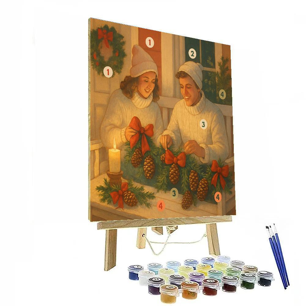 Pinecones And Promises Painting by numbers kit