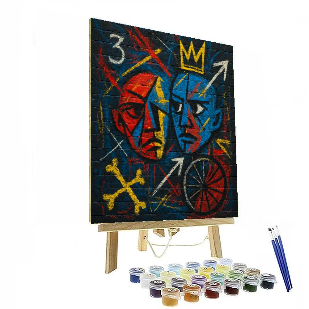 Basquiat Street Pulse Painting by numbers kit