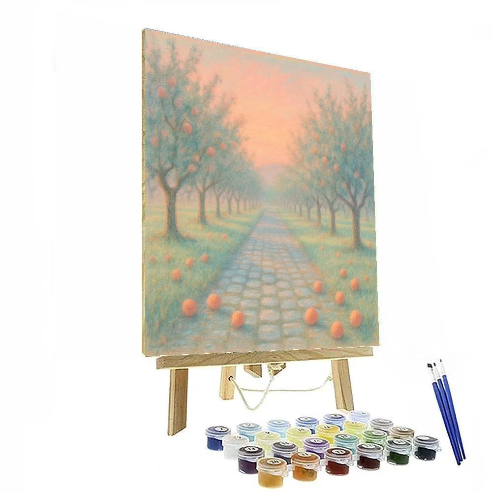 Orchard Of Blushing Dawn DIY paint by numbers