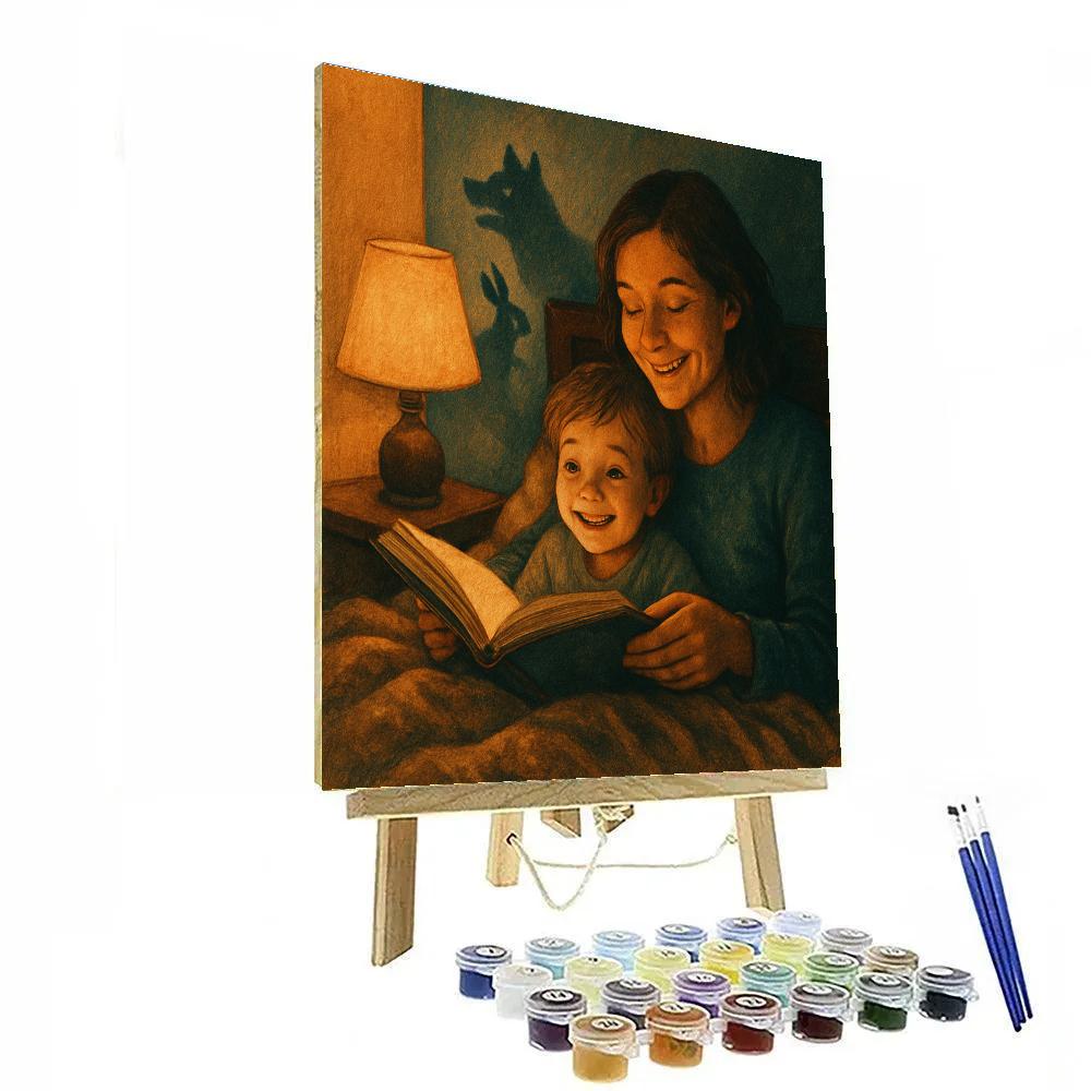 Bedtime Stories With Mama Painting by numbers kit