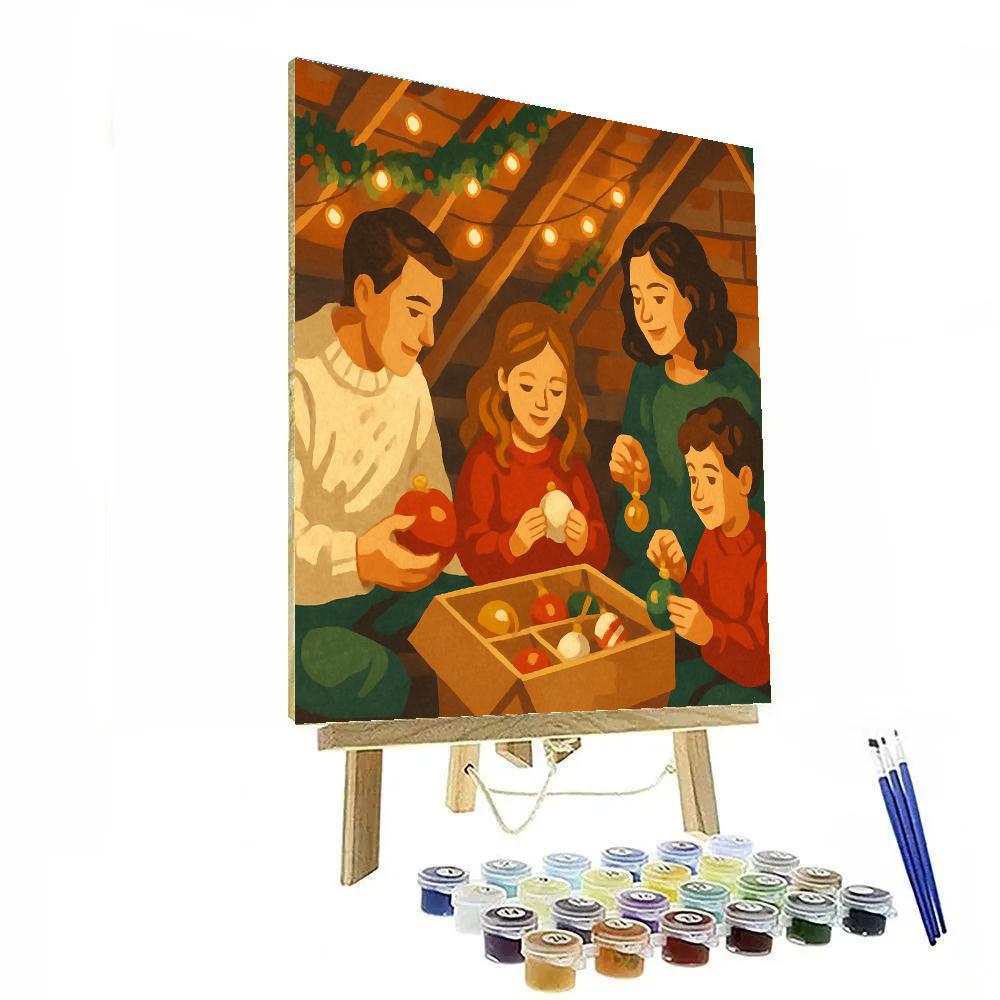 Twinkling Attic Treasures Paint by numbers kits