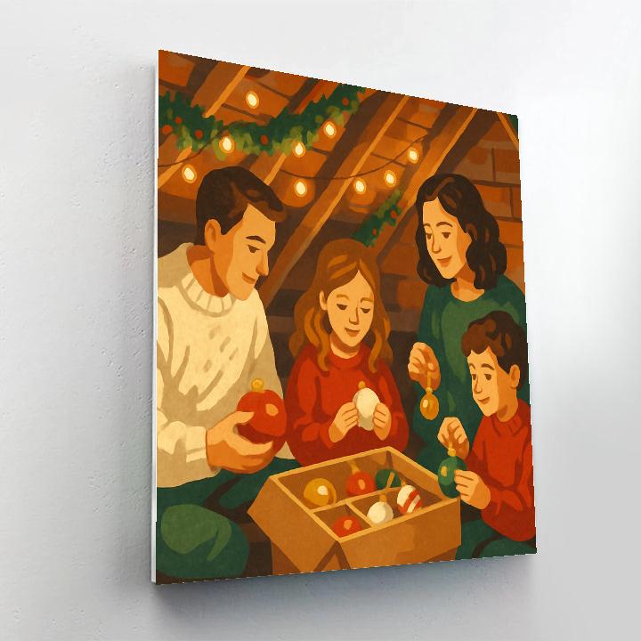Twinkling Attic Treasures Paint by numbers kits