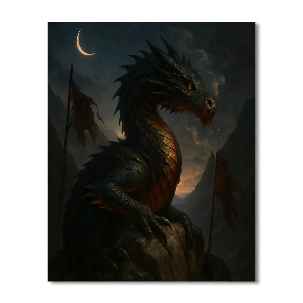 Dragon Ember Watch Paint by numbers kits