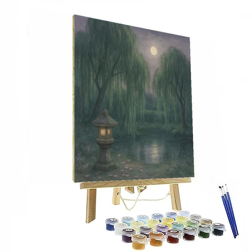 Willow Night Garden Numbered painting kits