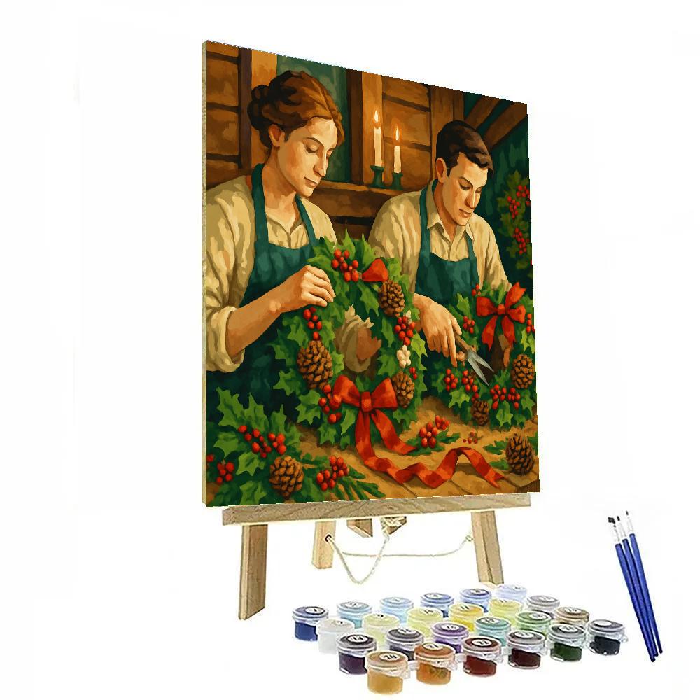 Wreathmakers Workshop paint by color