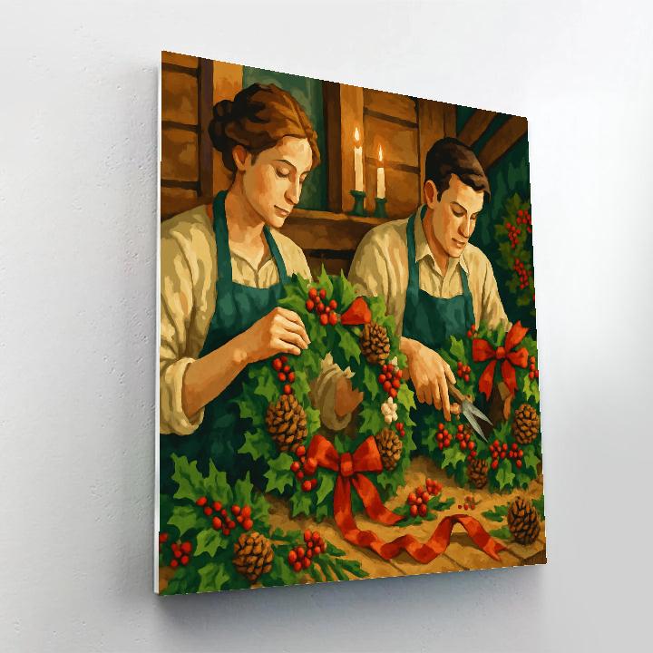 Wreathmakers Workshop paint by color