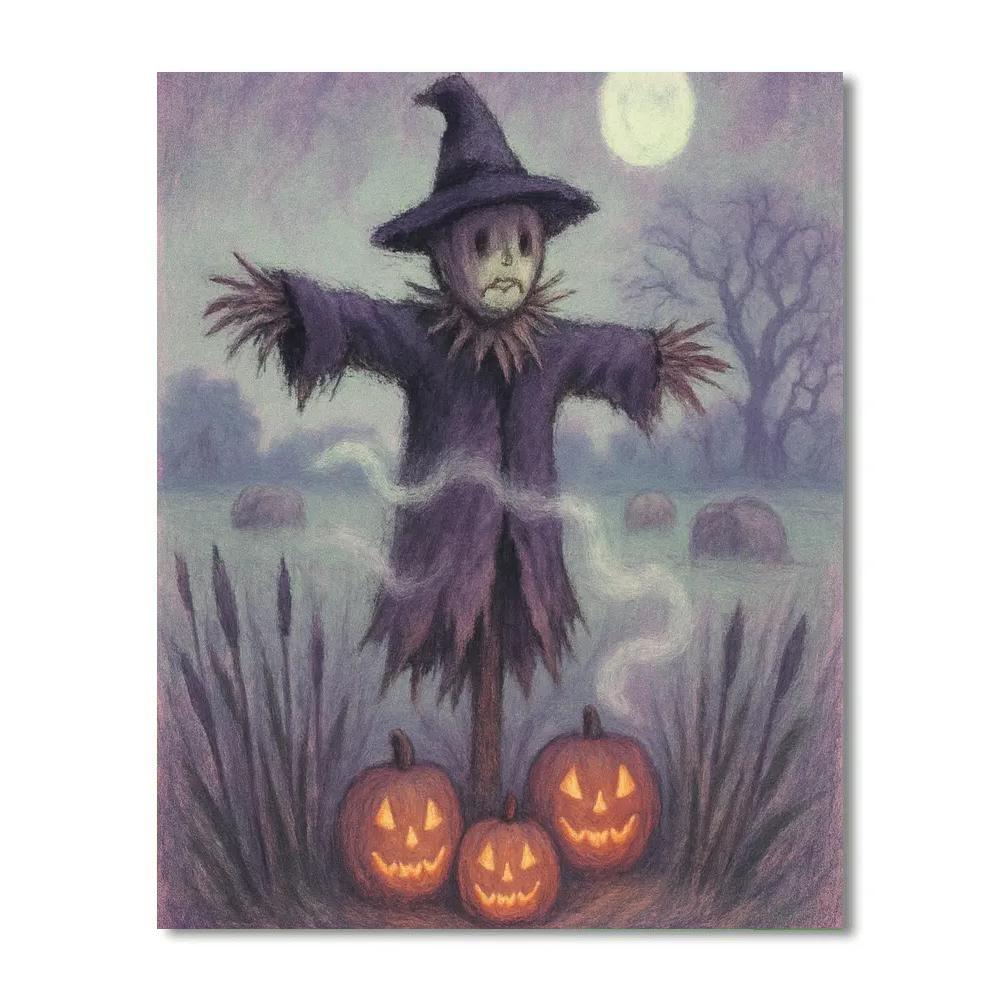 Foggy Scarecrow Watch paint by color