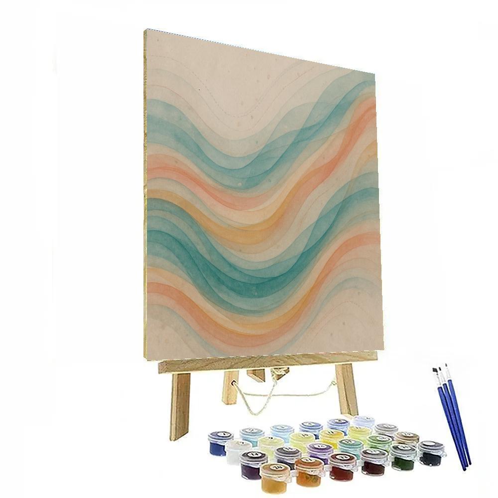 Abstract Echo Currents paint by color