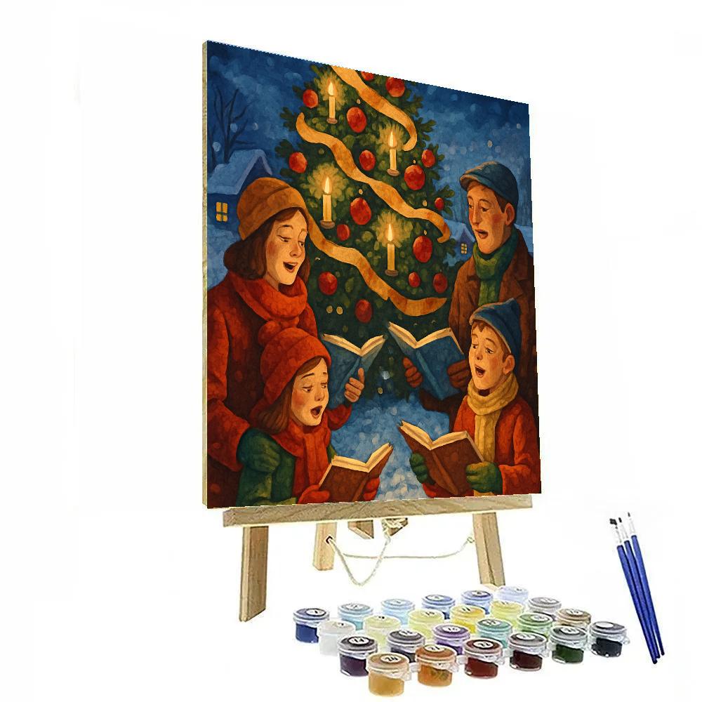 Tidings By Twilight Tree painting number kit