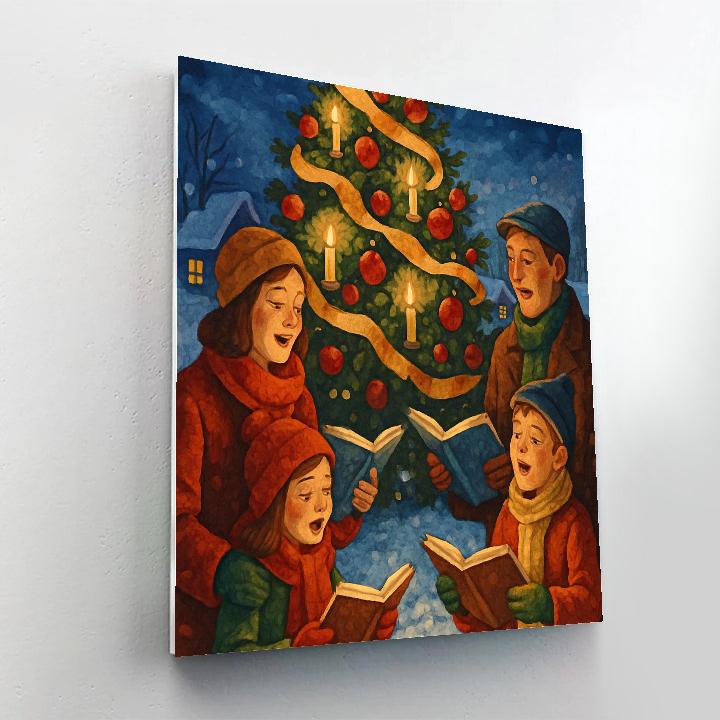 Tidings By Twilight Tree painting number kit