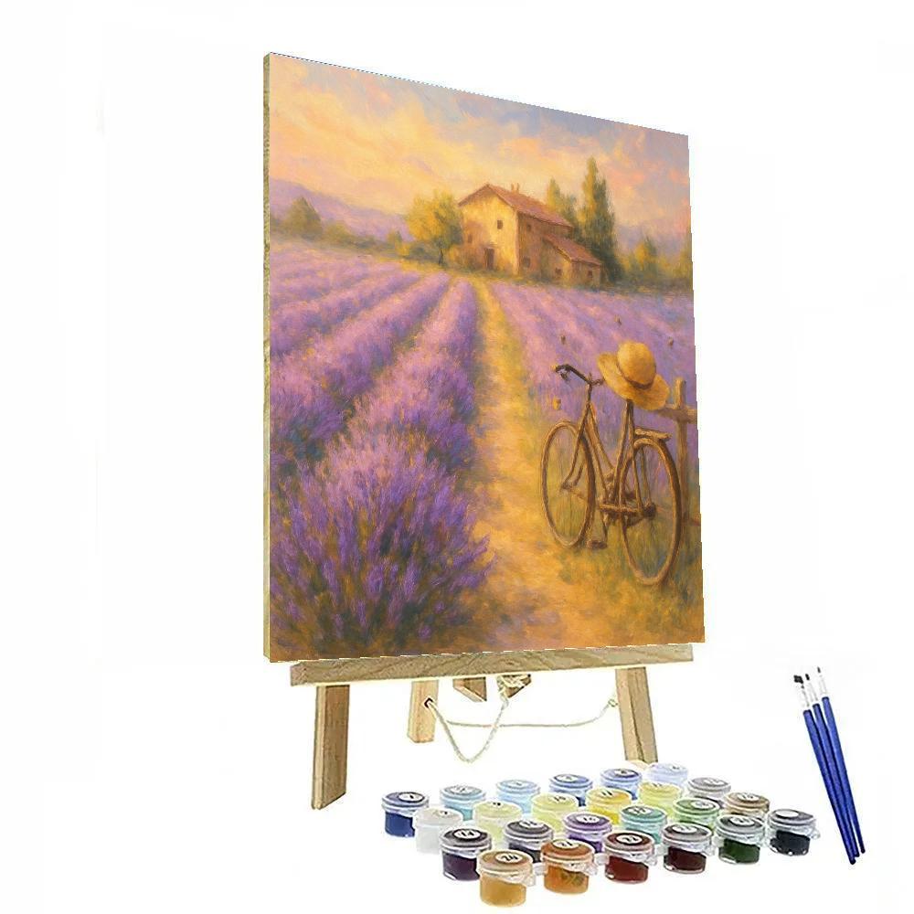 Lavender Field Daydream Numbered painting kits