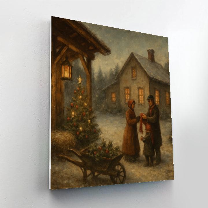 Festive Farmhouse Eve Paint by numbers kits