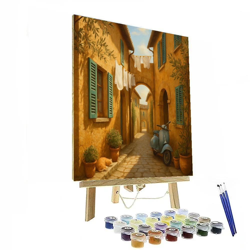 Italy Golden Alley Paint by numbers kits