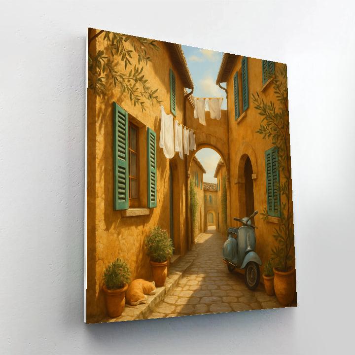 Italy Golden Alley Paint by numbers kits