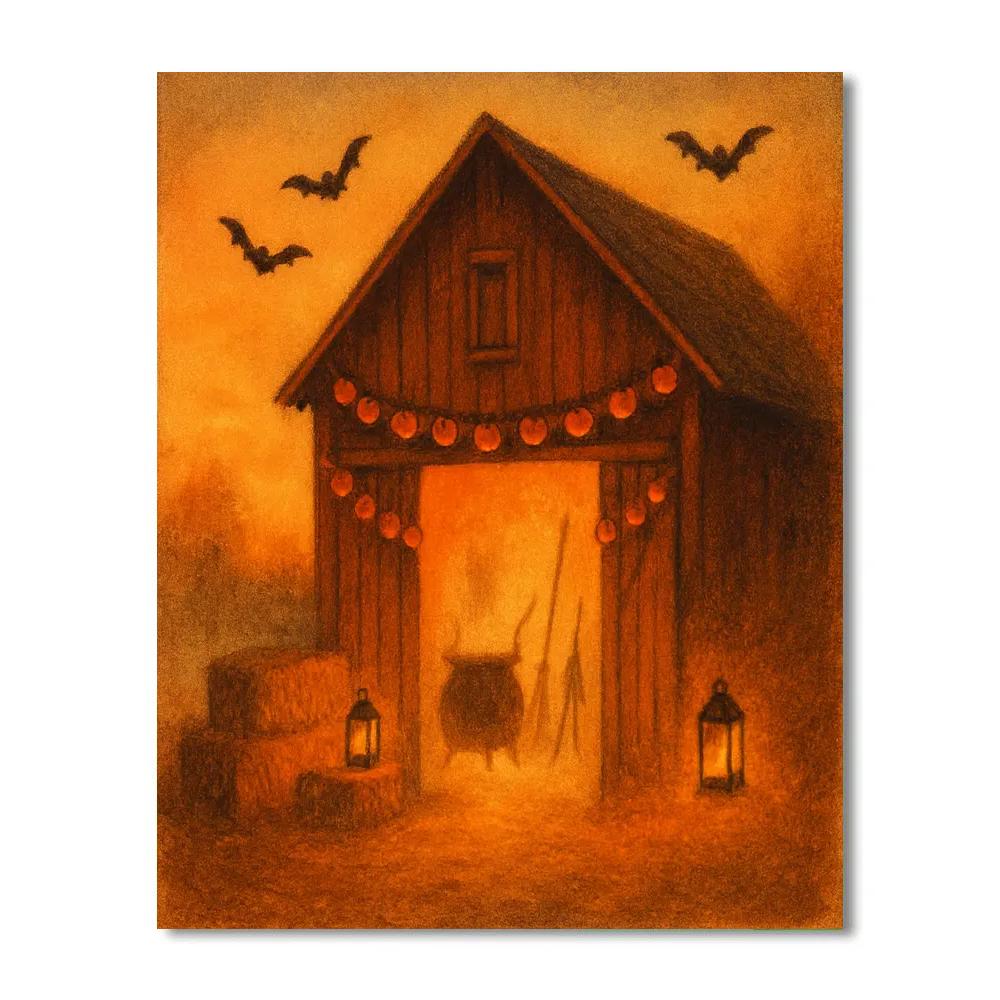 Barn Of Whispered Stories Painting by numbers kit