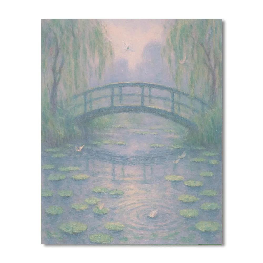 Monet Water Garden Reverie Numbered painting kits