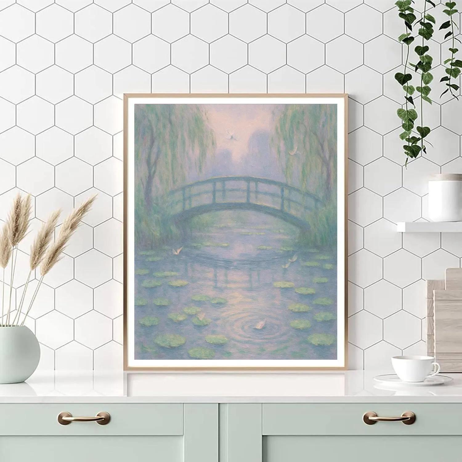 Monet Water Garden Reverie Numbered painting kits