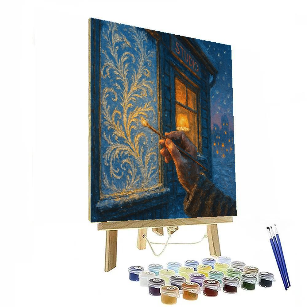 Frost Painters Alley paint by number