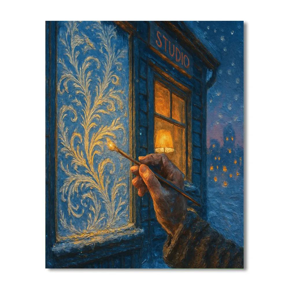 Frost Painters Alley paint by number