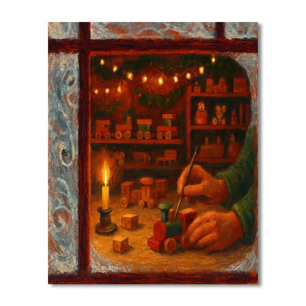 Workshop Window Wonder Painting by numbers kit