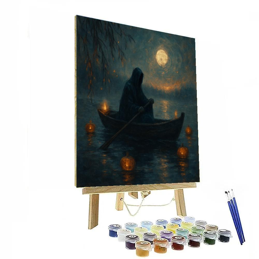 Spectral Ferry Across The Mire paint by number