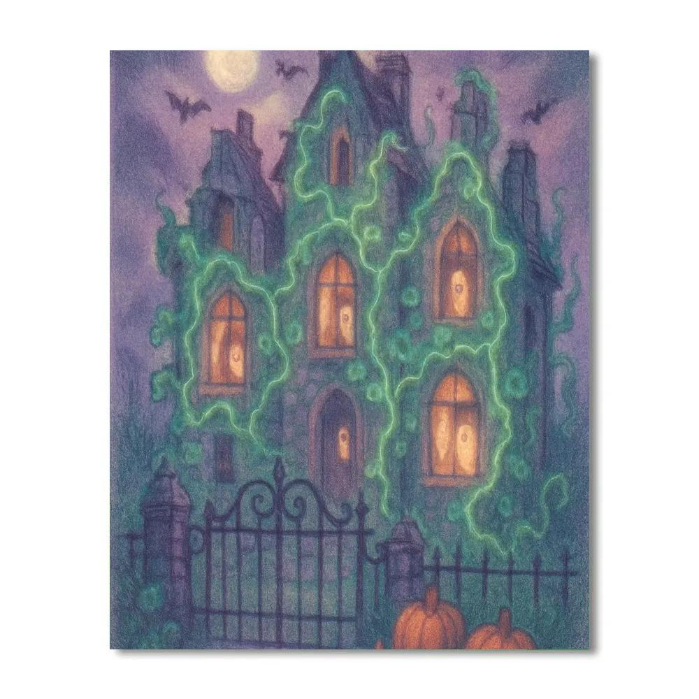 Creeping Ivy Manor paint by numbers