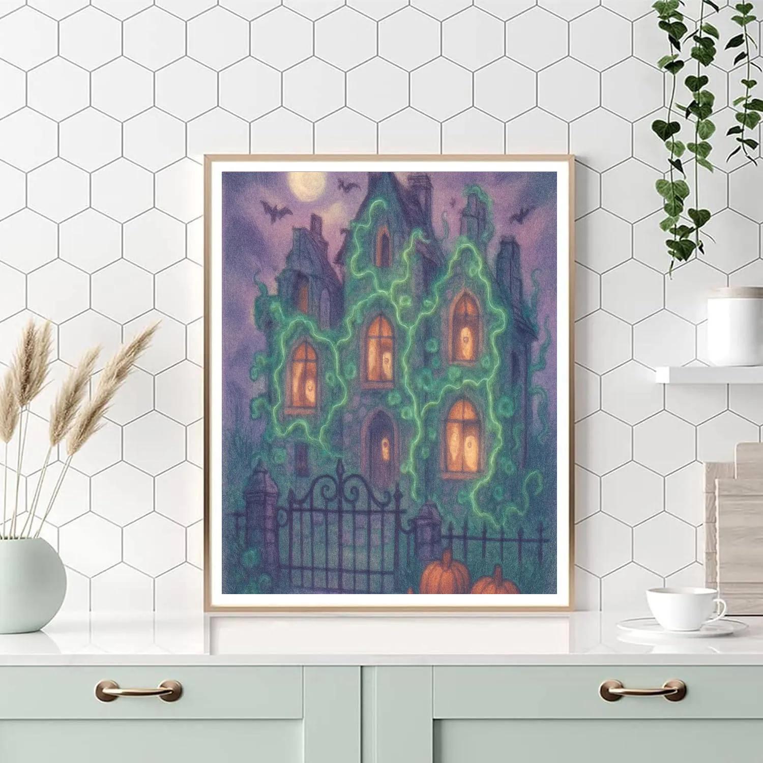 Creeping Ivy Manor paint by numbers