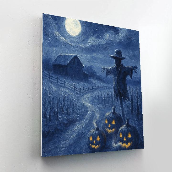Frosted Twilight Farmstead Numbered painting kits