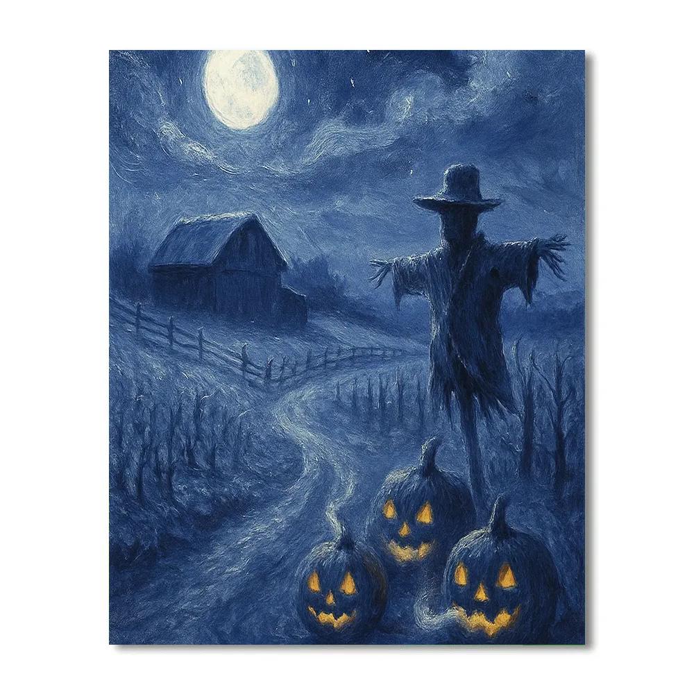 Frosted Twilight Farmstead Numbered painting kits