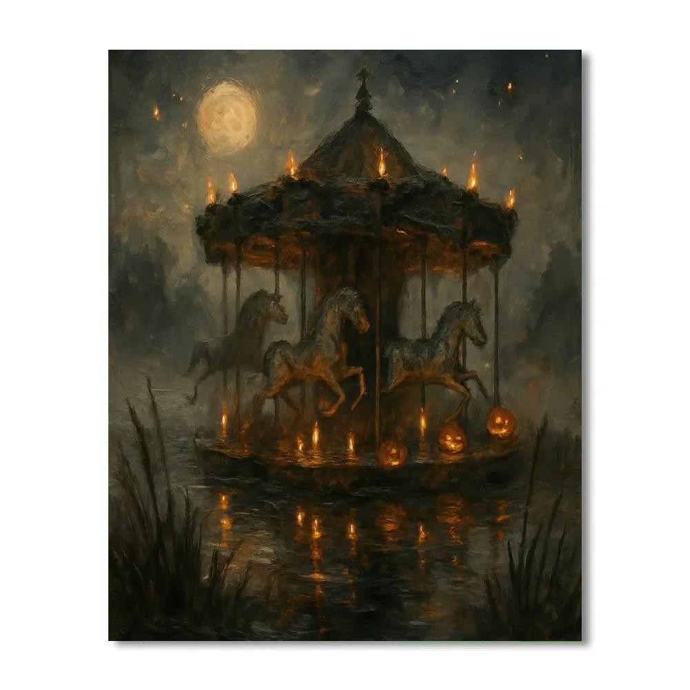 Marshlight Carousel Paint by numbers kits