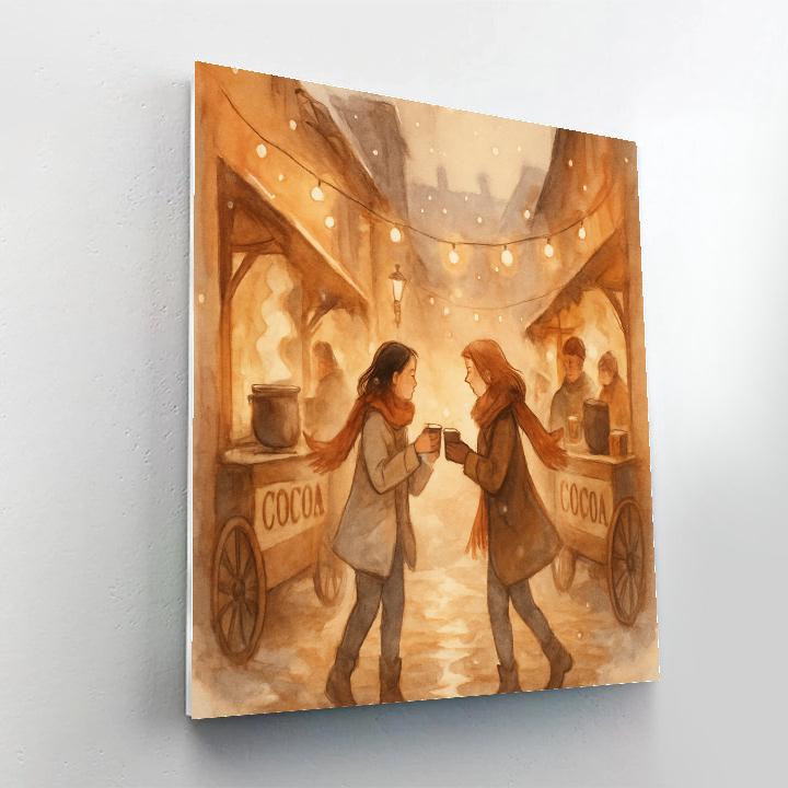 Cocoa Lantern Alley paint by number