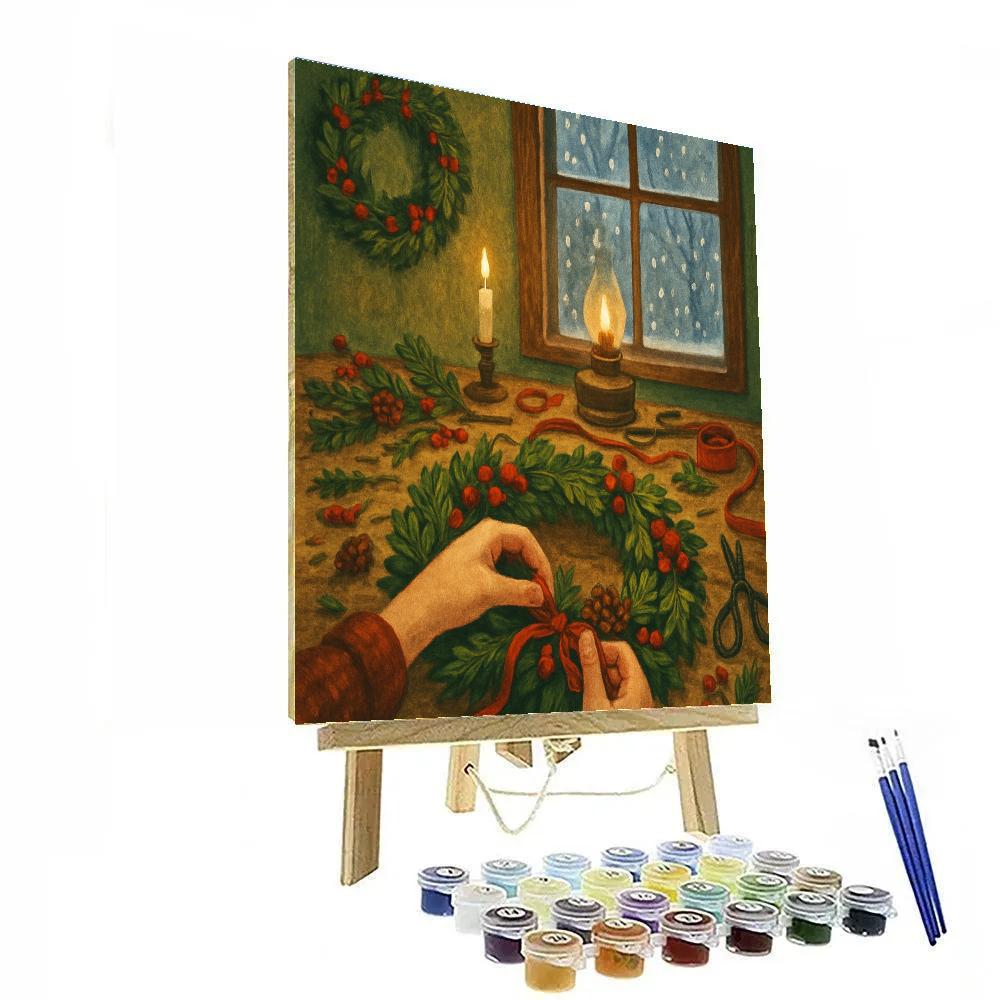 Wreathmakers Twilight Shop Numbered painting kits