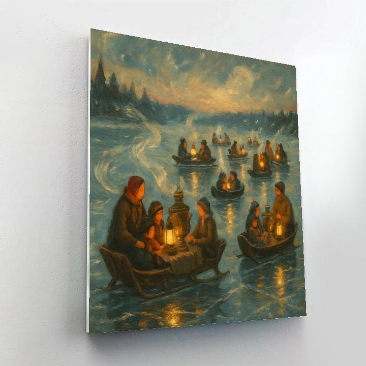 Polar Lantern Regatta Numbered painting kits