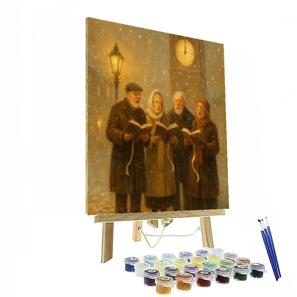 Silent Clocktower Carol Paint by numbers kits