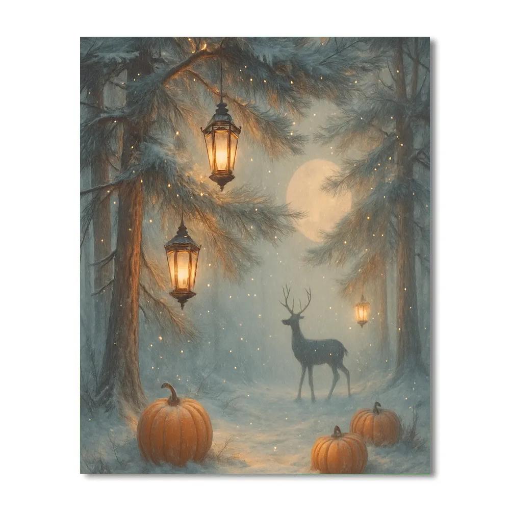 Murmuring Pines Of Lantern Glow paint by color