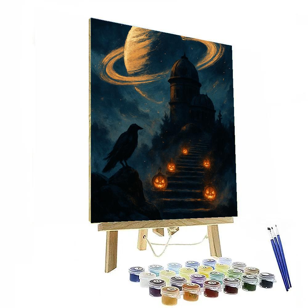 Lantern Steps To The Old Observatory painting number kit