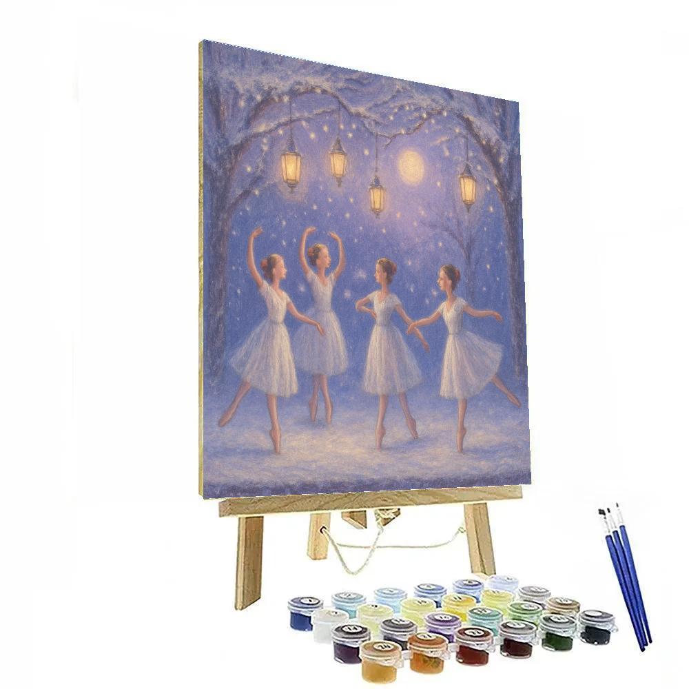 Frosted Lantern Ballet paint by color
