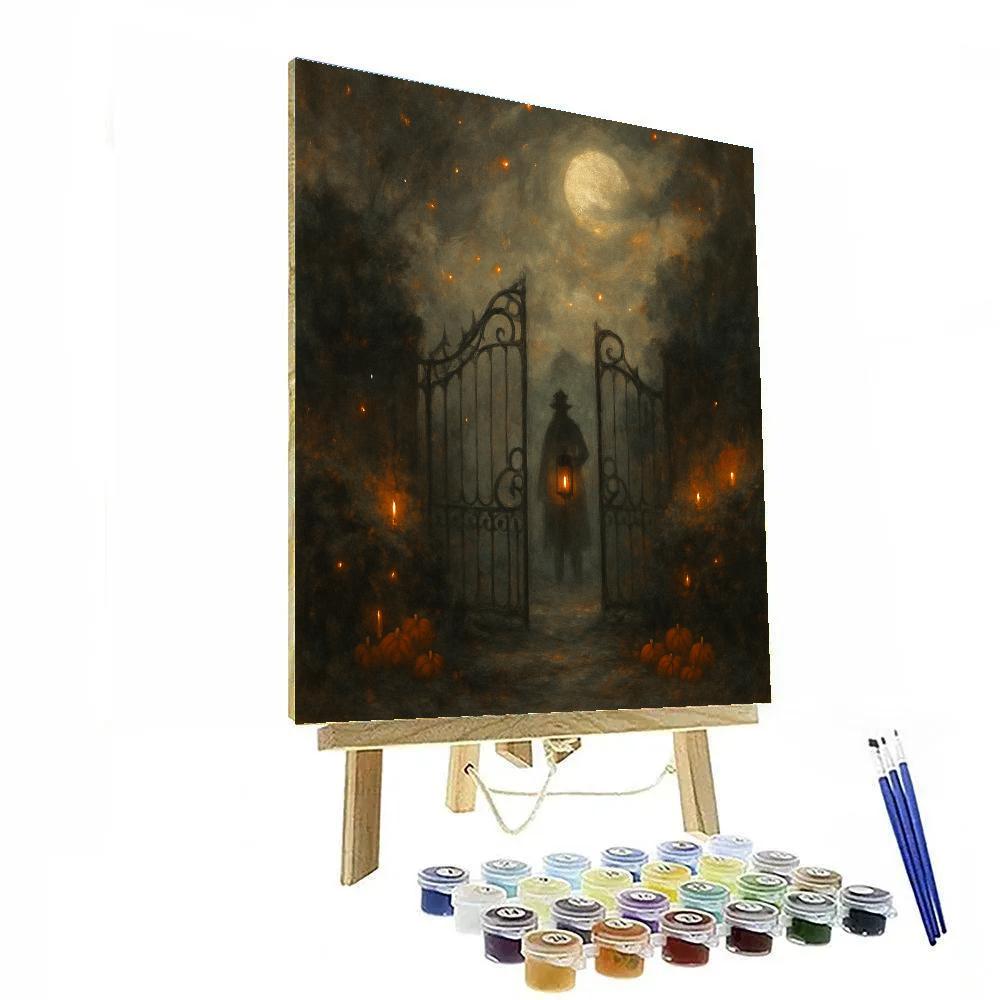 Ghostlight Garden Gate Paint by numbers kits