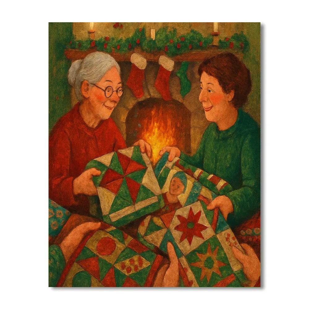 Hearthside Quilt Exchange paint by numbers